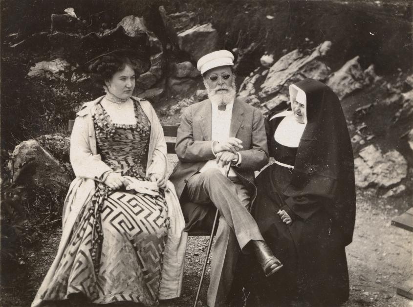 Wiens Bürgermeister Karl Lueger in Lovran, 1909 Fotografie © Wien Museum