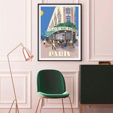 Poster PARIS Boulevard Saint-Germain, MARCEL TRAVELPOSTERS France Hall 7 — Stand G50 