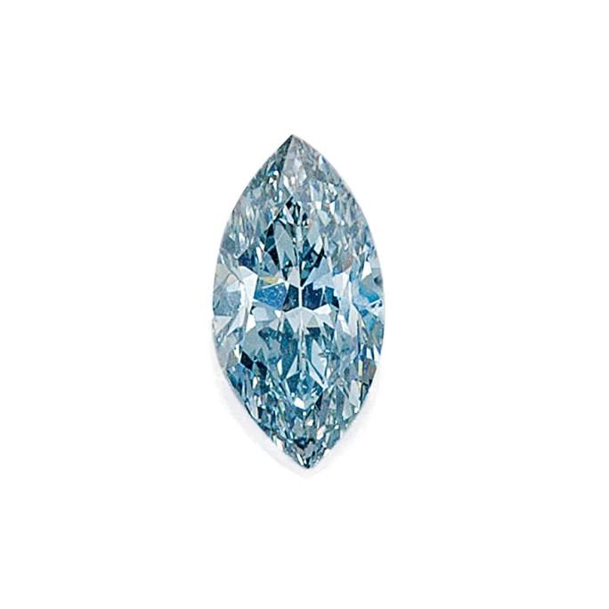 The Diamond Masquerading as a Sapphire, seltener blauer Diamant mit außergewöhnlicher Auktionsgeschichte.