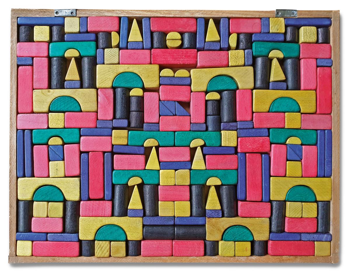 Les Bois de Megève, Jeu de Constructions, Frankreich, ca. 1930 © Sammlung Claus Krieger
