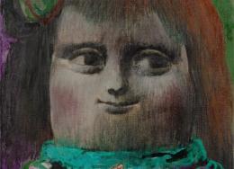 Fernando Botero – Mona Lisa a los trece años, 1959. Neuinterpretation von Leonardo da Vincis berühmter Mona Lisa in Boteros charakteristischer Bildsprache des Volumens. Das Gemälde markiert einen frühen Wendepunkt seines künstlerischen Schaffens.