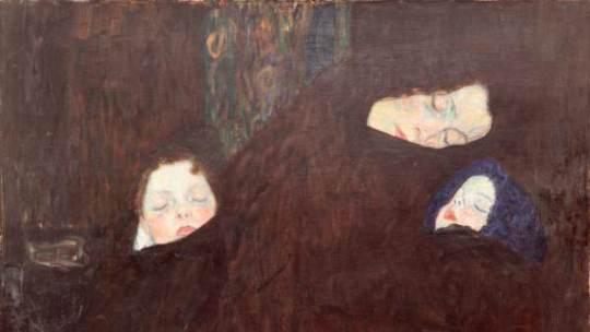 Gustav Klimt  Familie, 1909/1910  Öl auf Leinwand  90 x 90 cm   Belvedere, Wien     © Belvedere, Wien
