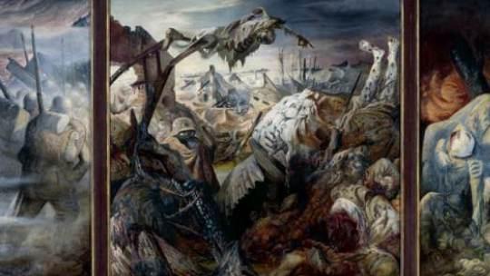 Otto Dix, Der Krieg (Triptychon), 1929/32, Mischtechnik auf Sperrholz, Galerie Neue Meister, copyright: Staatliche Kunstsammlungen Dresden